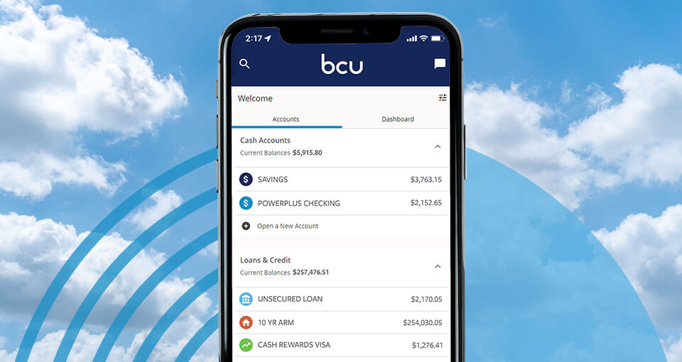 BCU Digital Banking App Image